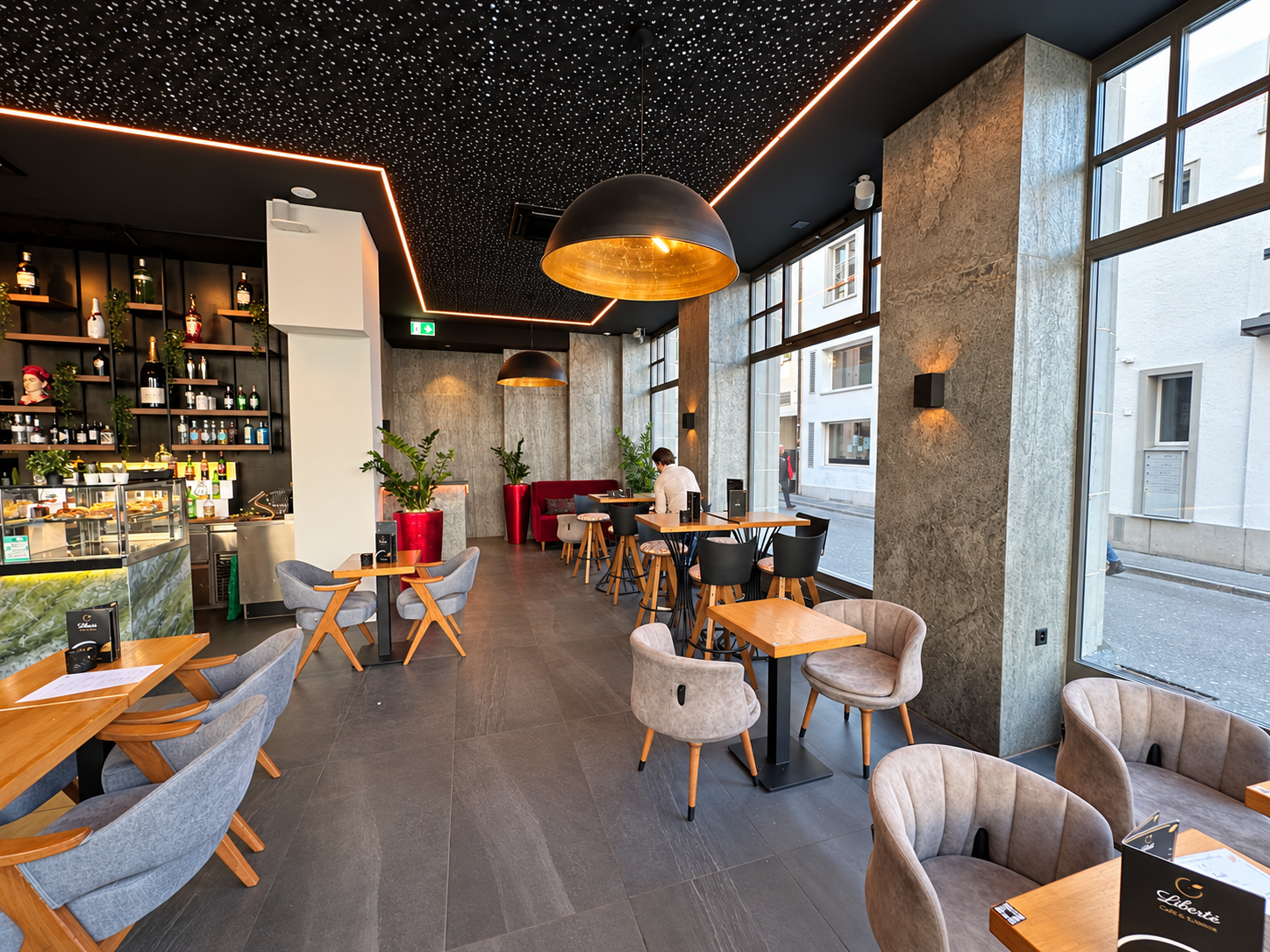 cafe stone interior