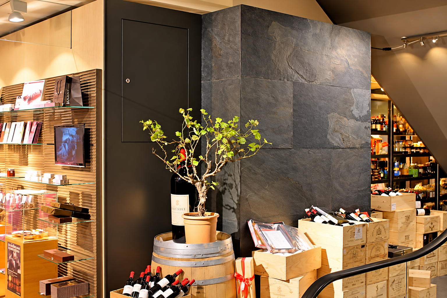 wine-shop-dark-stone-feature-wall